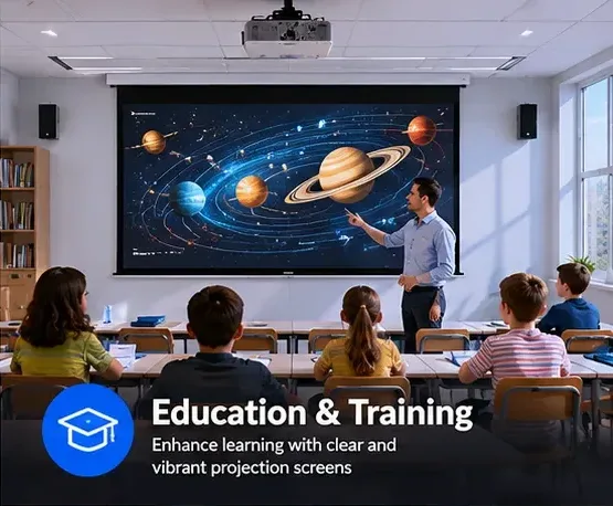 classroom projector presentation