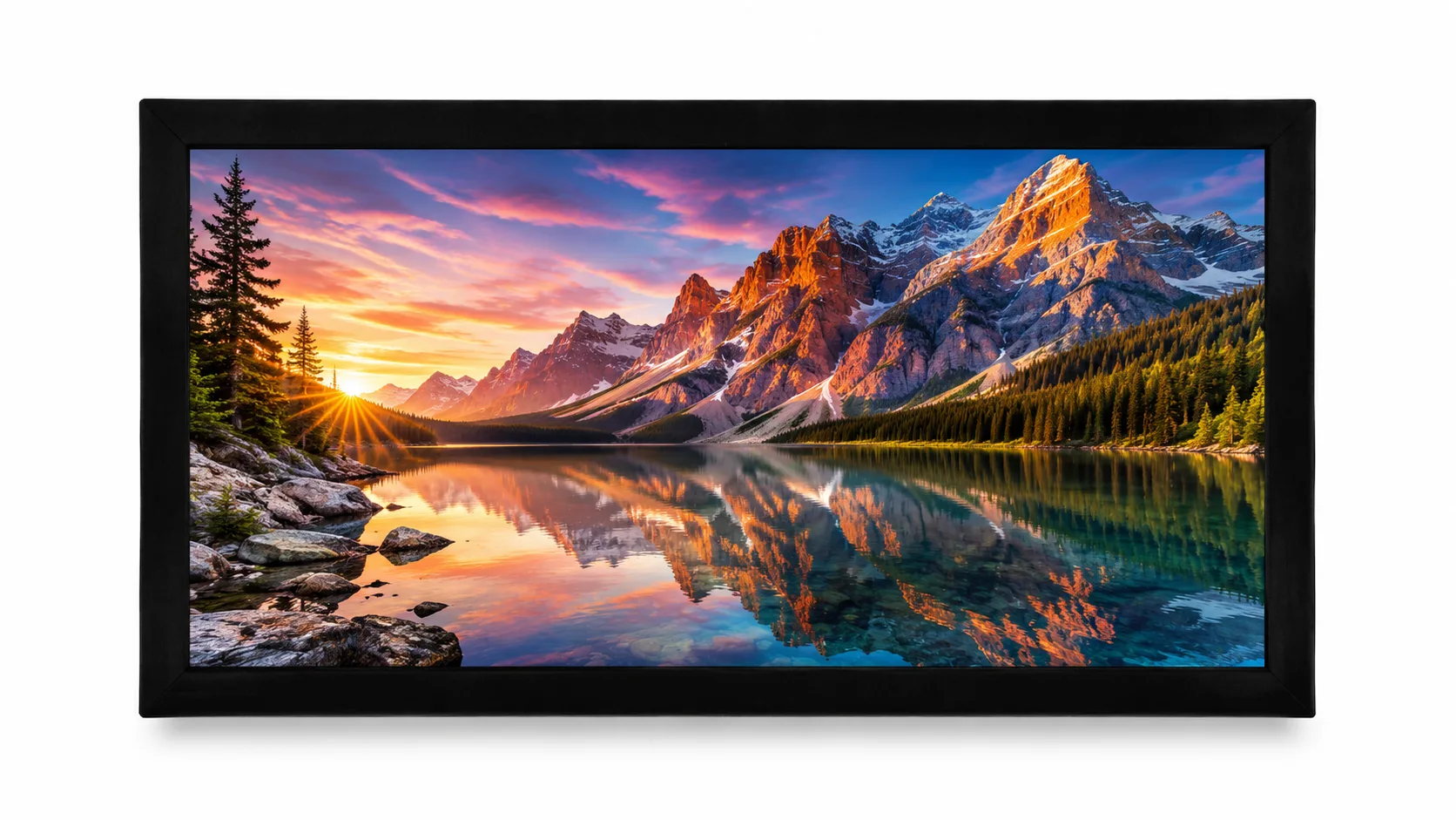 Fixed Frame Projection Screen