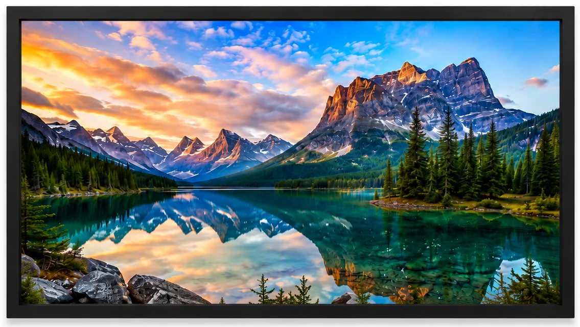 Fixed Frame Projection Screen