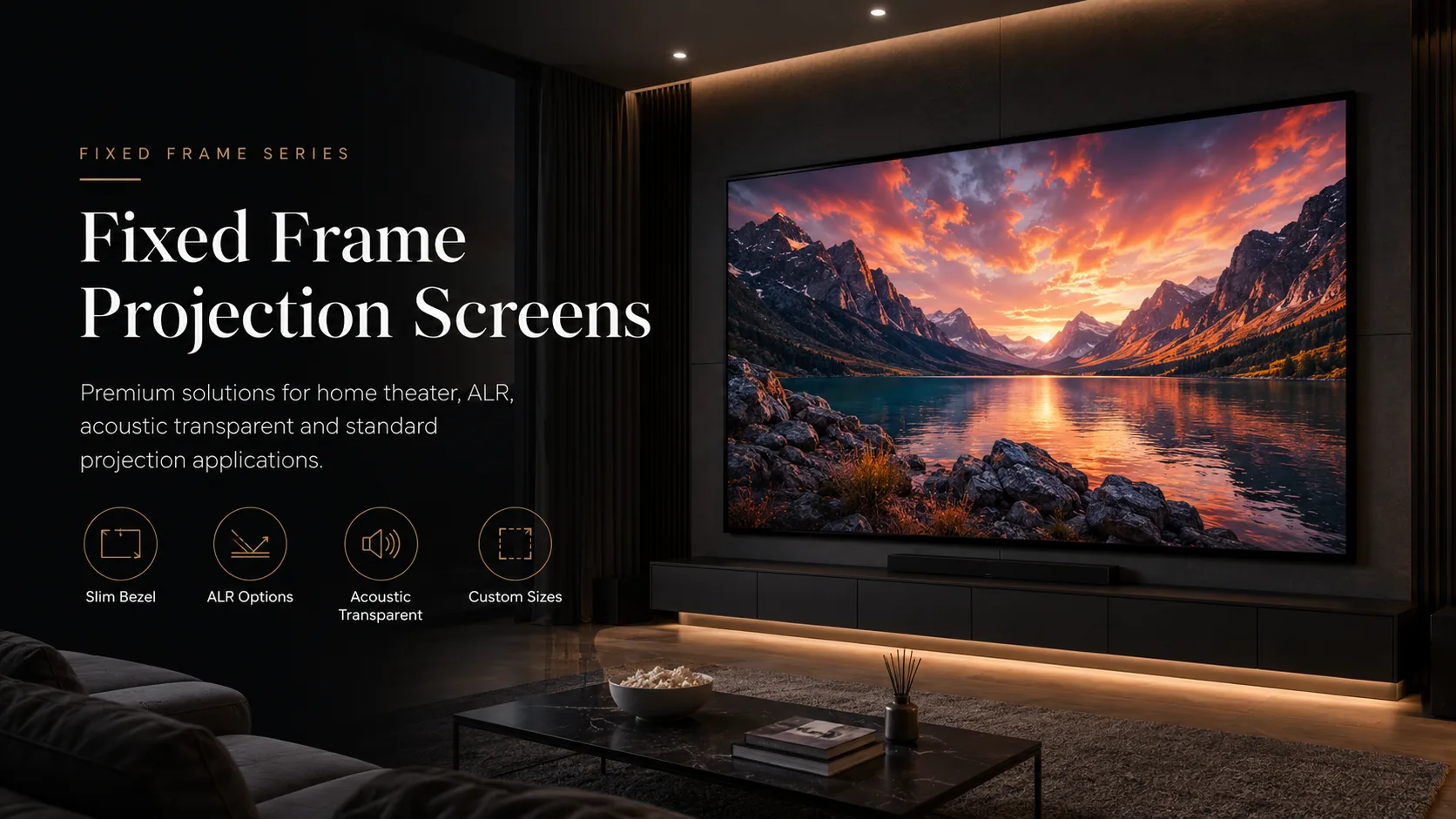 Fixed Frame screens